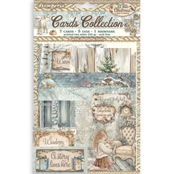 Stamperia Cards Collection -leikekuvat White Christmas