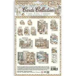 Stamperia Cards Collection -leikekuvat White Christmas