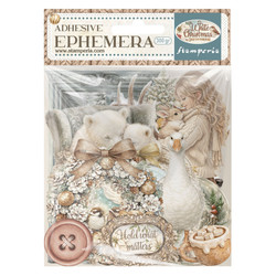 Stamperia leikekuvat White Christmas Ephemera