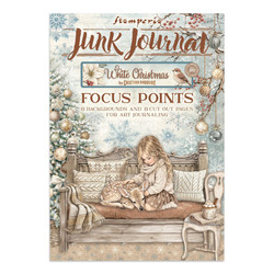 Stamperia Junk Journal White Christmas Focus Point, A5