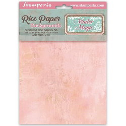 Stamperia riisipaperit Winter Magic, Backgrounds, A6