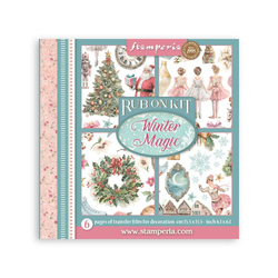 Stamperia Winter Magic -siirtokuvat Assortment, 6kpl