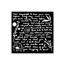 Stamperia sapluuna Writings Pattern