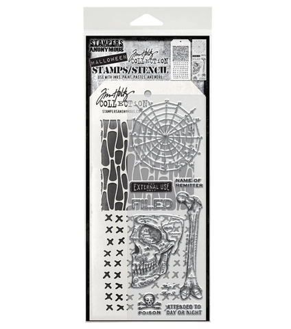 Stampers Anonymous, Tim Holtz leima- ja sapluunasetti Anatomy