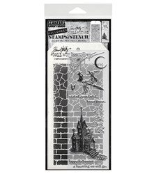Stampers Anonymous, Tim Holtz leimasin- & sapluunasetti Bewitching