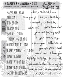 Stampers Anonymous, Tim Holtz leimasin Crazy Talk