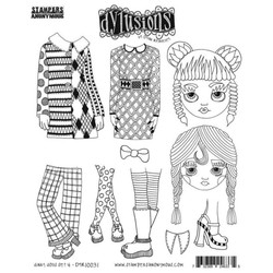 Dylusions leimasin Dinky Dolls Set #4