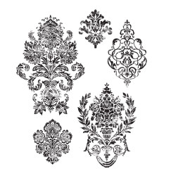 Stampers Anonymous, Tim Holtz leimasin Distress Damask