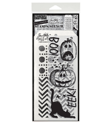 Stampers Anonymous, Tim Holtz leima- ja sapluunasetti Eek A Boo