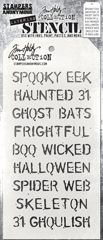 Tim Holtz Halloween -sapluuna