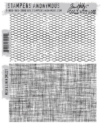 Stampers Anonymous, Tim Holtz leimasin Mesh & Linen