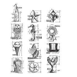 Stampers Anonymous, Tim Holtz leimasin Mini Blueprints 6