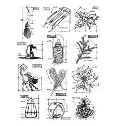Stampers Anonymous, Tim Holtz leimasin Mini Blueprints 7
