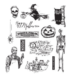 Stampers Anonymous, Tim Holtz leimasin Mini Halloween 4