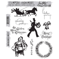 Stampers Anonymous, Tim Holtz leimasin Mini Holidays 5