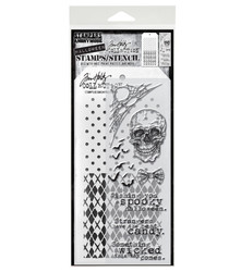 Stampers Anonymous, Tim Holtz leimasin- & sapluunasetti Life of the Party