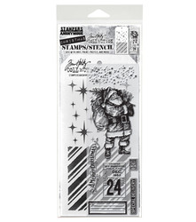 Stampers Anonymous, Tim Holtz leimasin- & sapluunasetti Vintage Holidays