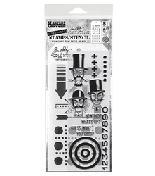 Stampers Anonymous, Tim Holtz leimasin- & sapluunasetti Inquisitive