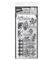 Stampers Anonymous, Tim Holtz leimasin- & sapluunasetti Nature's Wonder