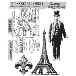 Stampers Anonymous, Tim Holtz leimasin Paris Memoir
