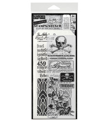 Stampers Anonymous, Tim Holtz leimasin- & sapluunasetti Rest In Peace 2