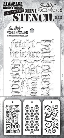 Tim Holtz mini-sapluunasetti 23