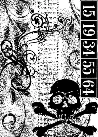 Stampers Anonymous, Tim Holtz leimasin Skull