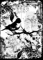 Stampers Anonymous, Tim Holtz leimasin Tattered Sparrow