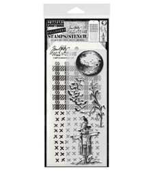 Stampers Anonymous, Tim Holtz leimasin- & sapluunasetti The Scarecrow