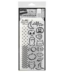 Stampers Anonymous, Tim Holtz leimasin- & sapluunasetti Tiny Frights
