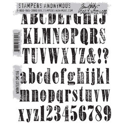 Stampers Anonymous, Tim Holtz leimasin Worn Text