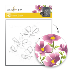 Altenew Dancing Cosmos -sapluuna