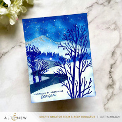 Altenew Stencil Art: Serene Landscapes -sapluuna