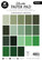 Studio Light Unicolor -paperipakkaus Christmas Greens, A5