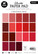 Studio Light Unicolor -paperipakkaus Christmas Reds, A5
