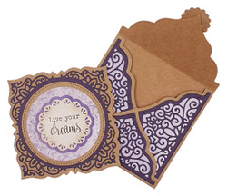 Studio Light stanssi Diary of Dreams, Lace Envelope & Card