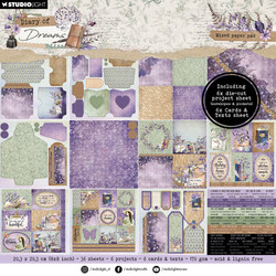 Studio Light paperipakkaus Diary of Dreams Mixed, 8