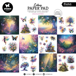 Studio Light Collage Paper -paperipakkaus Enchanted, 8