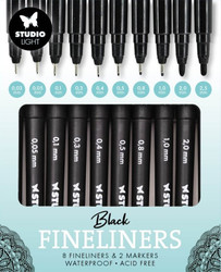 Studio Light Fineliners and Markers -kynät