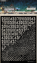 Studio Light Gearhead's Workshop sapluuna Number & Dots