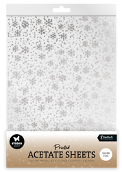 Studio Light Snowflakes -asetaattiarkit, Hopea