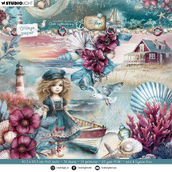 Studio Light Collage Paper -paperipakkaus Tide of Hope, 8
