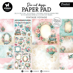 Studio Light Die-cut Designer -paperipakkaus Vintage Voyage, 8