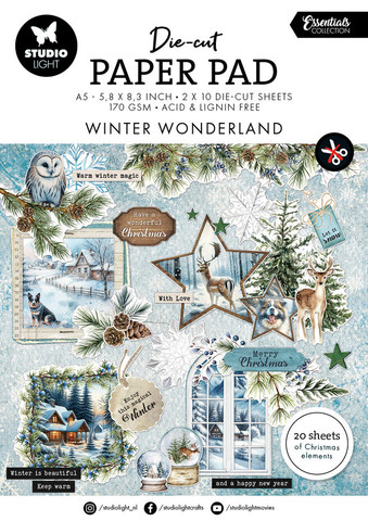 Studio Light Essentials Die-cut Designer -pakkaus Winter Wonderland