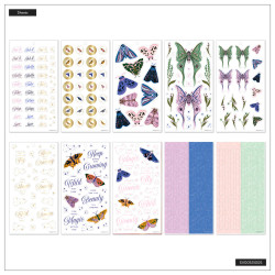 Mambi Happy Planner Value Pack -tarrapakkaus Butterfly Botanics BIG