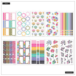 Mambi Happy Planner Value Pack -tarrapakkaus Fluorescent