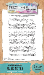 TEXT{ures} leimasin Winter In Bloom, Music Notes