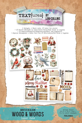 TEXT{ures} Laser Cuts -leikekuvat Winter In Bloom, Wood & Words