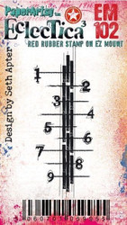 PaperArtsy Eclectica leimasin Seth Apter, Mini 102