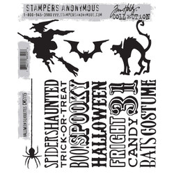 Stampers Anonymous, Tim Holtz leimasin Mini Halloween Silhouettes